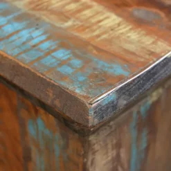 vidaXL Kruk massief gerecycled hout