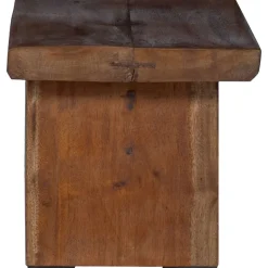 vidaXL Kruk Naturel 29 x 20 x 17 cm Mahoniehout