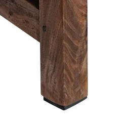 vidaXL Kruk Naturel 30 x 20 x 20 cm Mahoniehout