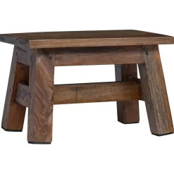 vidaXL Kruk Naturel 30 x 20 x 20 cm Mahoniehout