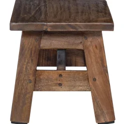 vidaXL Kruk Naturel 30 x 20 x 20 cm Mahoniehout
