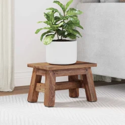 vidaXL Kruk Naturel 30 x 20 x 20 cm Mahoniehout