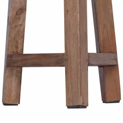 vidaXL Kruk Naturel 28 x 28 x 50 cm Mahoniehout