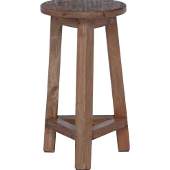 vidaXL Kruk Naturel 28 x 28 x 50 cm Mahoniehout