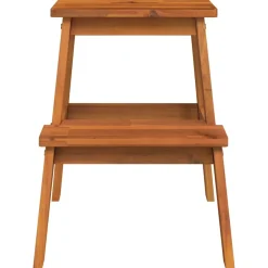 vidaXL Kruk 2-staps 40x38x50 cm massief acaciahout