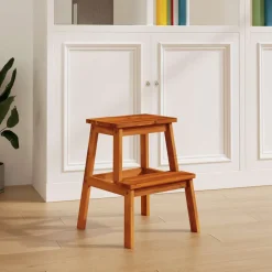 vidaXL Kruk 2-staps 40x38x50 cm massief acaciahout