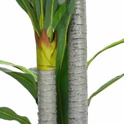 vidaXL Kunstboom Dracaena 36 bladeren 120 cm groen
