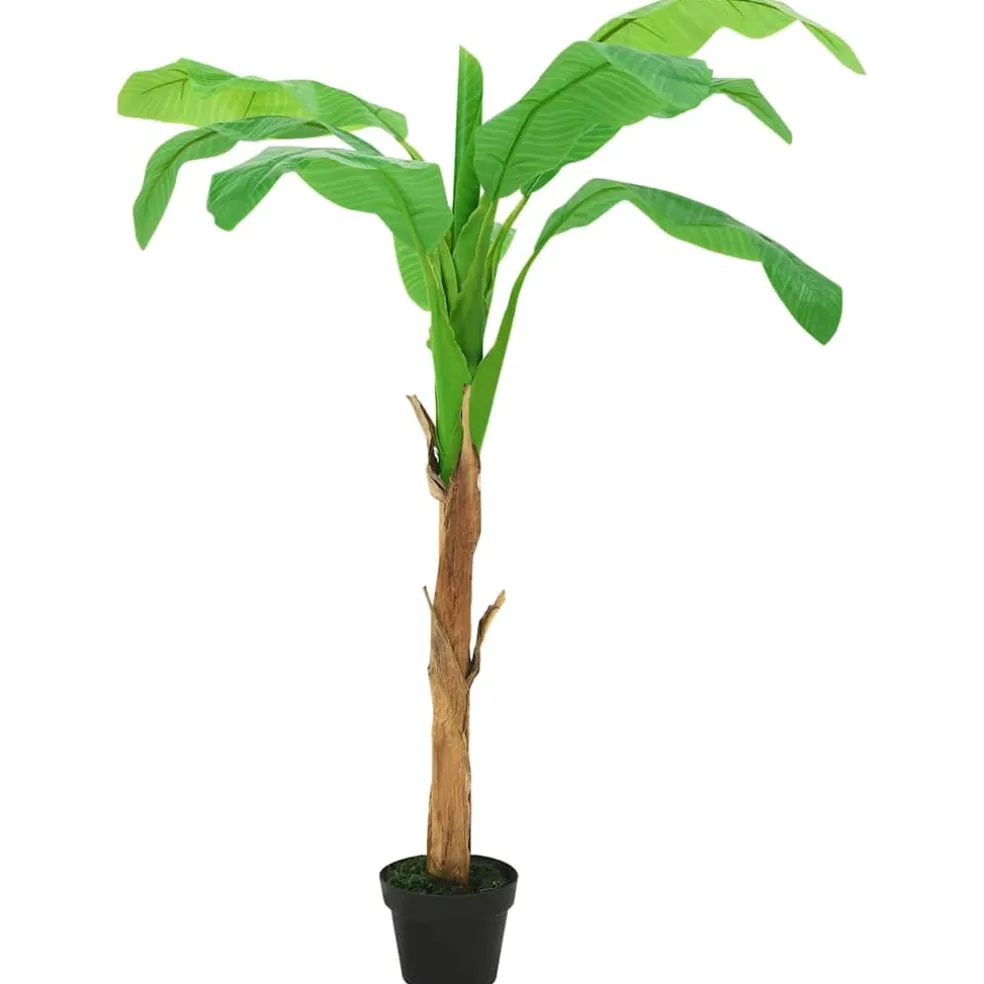 vidaXL Kunstboom met pot banaan 180 cm groen