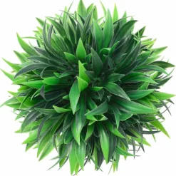 vidaXL Kunstbuxusballen met LED-verlichting 4 st 15 cm groen