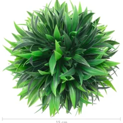 vidaXL Kunstbuxusbollen 4 st 15 cm