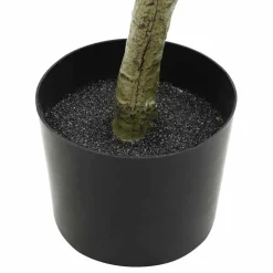 vidaXL Kunstcitroenboom 136 blaadjes 120 cm groen