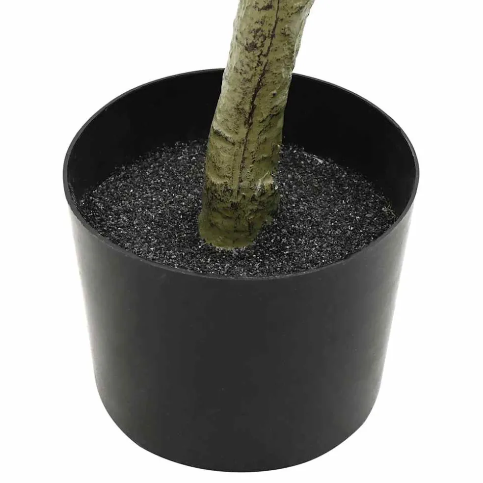 vidaXL Kunstcitroenboom 136 blaadjes 120 cm groen