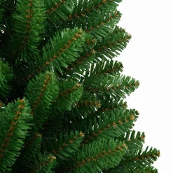 vidaXL Kunstkerstboom 120 cm 150 LED's Warmwit PVC en staal Groen