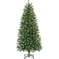 vidaXL Kunstkerstboom Groen 120 cm PE en PVC