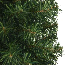 vidaXL Kunstkerstboom Groen 120 cm PVC en Staal en Kunststof