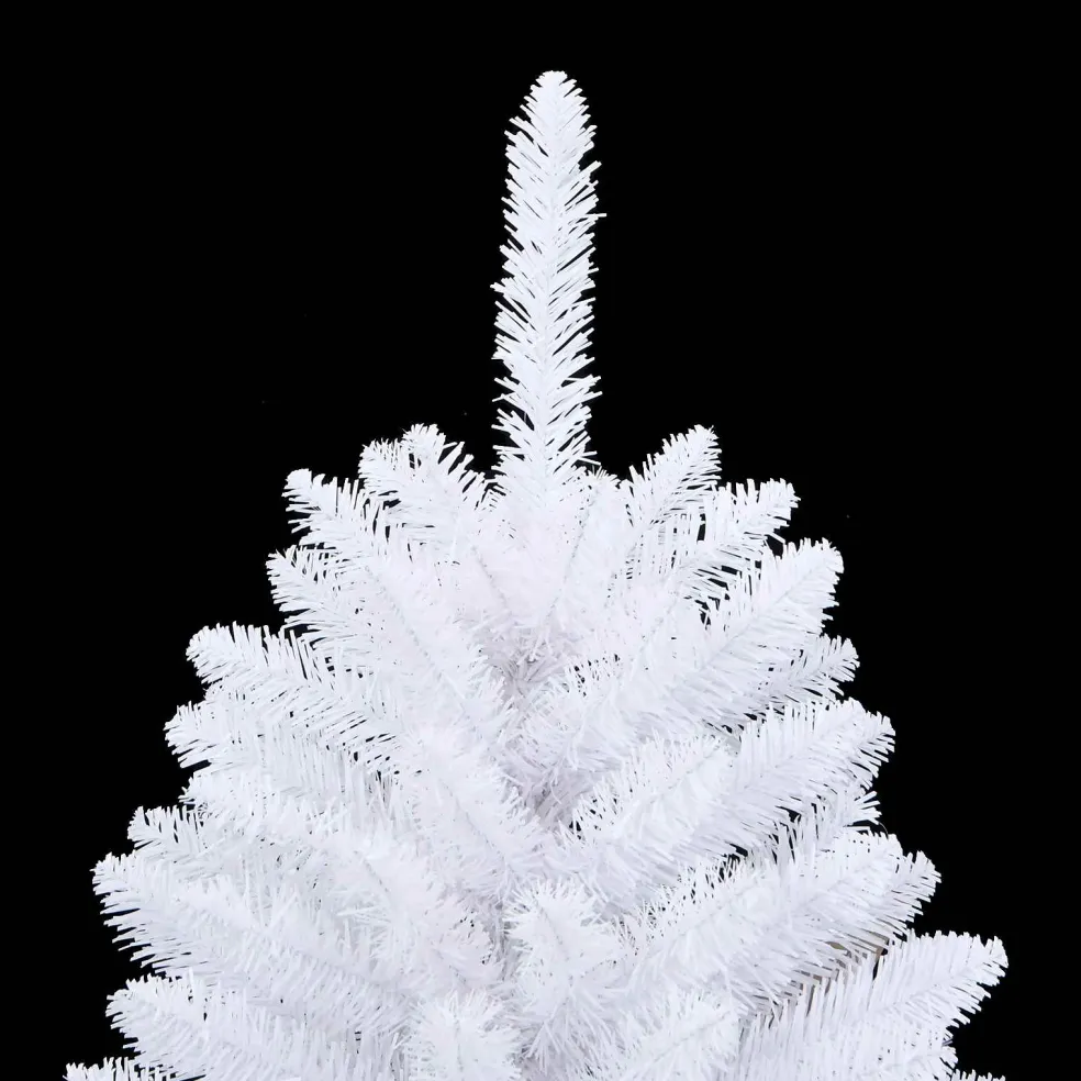vidaXL Kunstkerstboom 150 LED's PVC en staal Wit