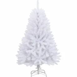 vidaXL Kunstkerstboom 150 LED's PVC en staal Wit