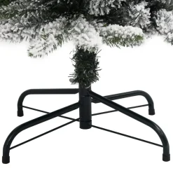 vidaXL Kunstkerstboom met 150 LED's en sneeuw 120 cm