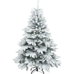vidaXL Kunstkerstboom met 150 LED met standaard Wit 120 cm PE en PVC