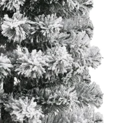 vidaXL Kunstkerstboom met scharnieren en sneeuw 120 cm