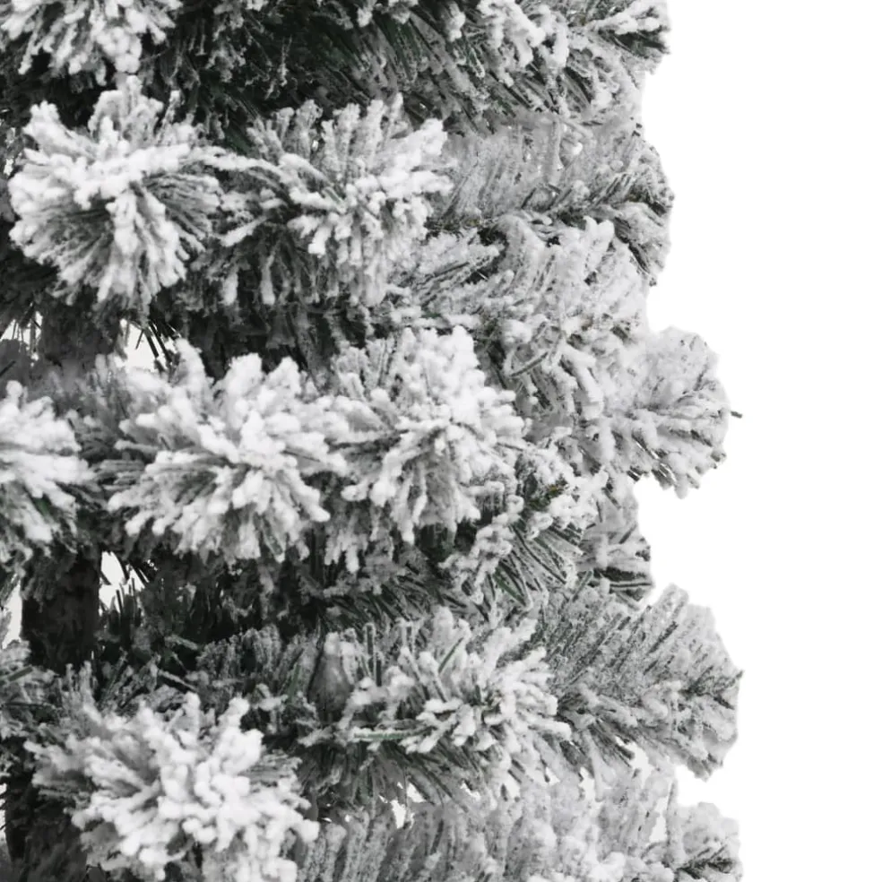 vidaXL Kunstkerstboom met scharnieren en sneeuw 120 cm