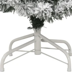 vidaXL Kunstkerstboom met scharnieren en sneeuw 120 cm