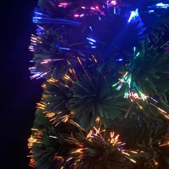 vidaXL Kunstkerstboom met standaard smal 120 cm glasvezel