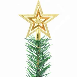 vidaXL Kunstkerstboom met verlichting en kerstballen 64 cm groen
