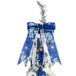 vidaXL Kunstkerstboom Wit 120 cm PVC