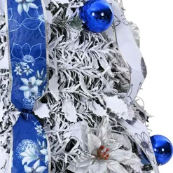 vidaXL Kunstkerstboom Wit 120 cm PVC
