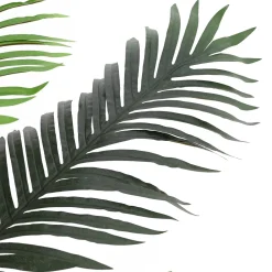 vidaXL Kunstmatige Cocuspalmboom Groen 70 x 18 x 140 cm Stof en Bamboe