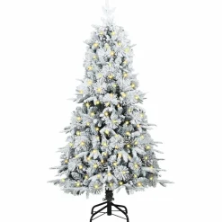 vidaXL Kunstmatige Inklapbare Kerstboom Groen 120 cm PE en PVC