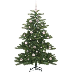 vidaXL Kunstmatige Inklapbare Kerstboom Groen 150 cm PVC en staal