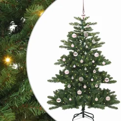 vidaXL Kunstmatige Inklapbare Kerstboom Groen 150 cm PVC en staal