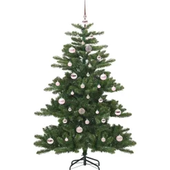 vidaXL Kunstmatige Inklapbare Kerstboom Groen 150 cm PVC en staal