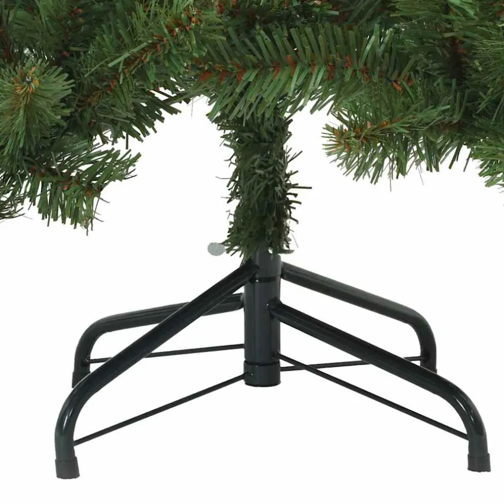 vidaXL Kunstmatige Inklapbare Kerstboom Groen 150 cm PVC en staal