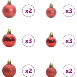 vidaXL Kunstmatige Inklapbare Kerstboom 150 LED's Groen en Wit 120 cm