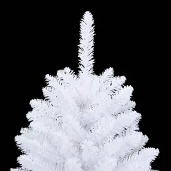 vidaXL Kunstmatige Inklapbare Kerstboom Wit 120 cm PVC en staal