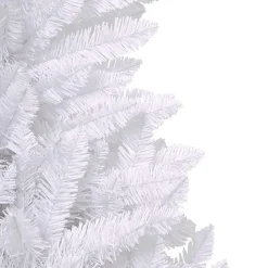 vidaXL Kunstmatige Inklapbare Kerstboom Wit 180 cm PVC en staal