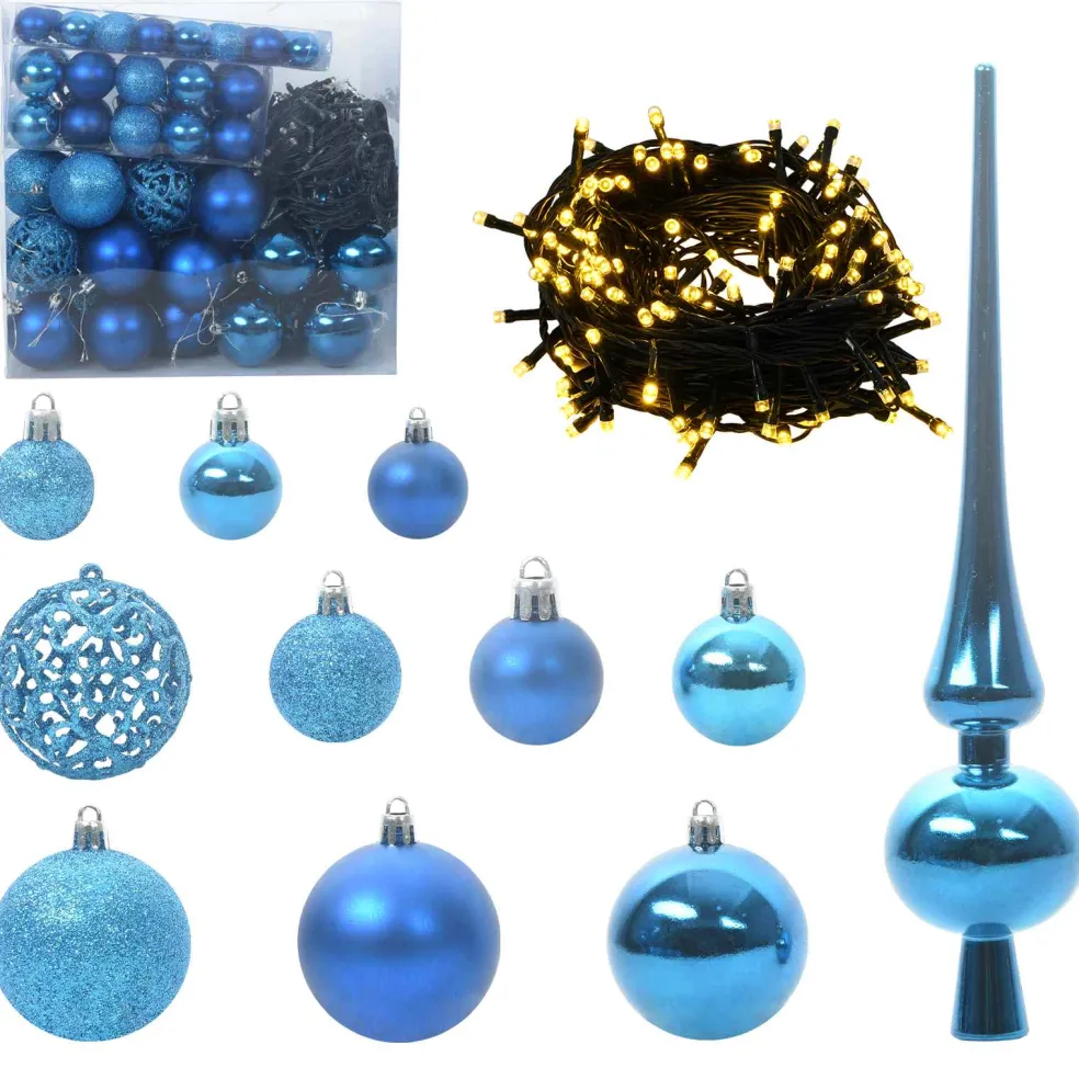 vidaXL Kunstmatige Inklapbare Kerstboom Wit 180 cm PVC en staal