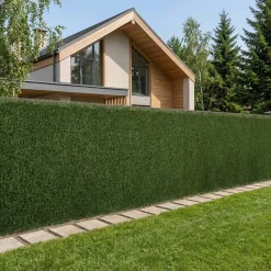 vidaXL Kunstmatige omheining Lichtgroen 1 x 3 m PVC en staal
