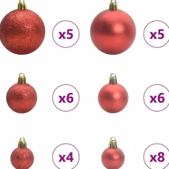 vidaXL Kunstmatig Voorverlicht Kerstboom met 150 LED Roze 120 cm PVC