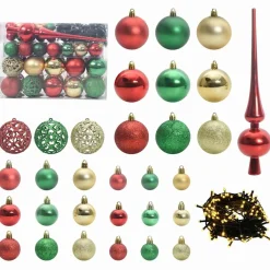 vidaXL Kunstmatig Voorverlicht Kerstboom Groen 120 cm PVC en Metaal