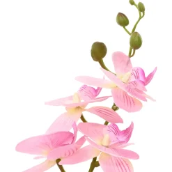 vidaXL Kunstorchidee met pot Roze 45 x 15 x 65 cm Stof, PE en PEVA