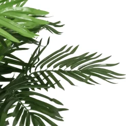 vidaXL Kunstpalmboom 18 bladeren 80 cm groen