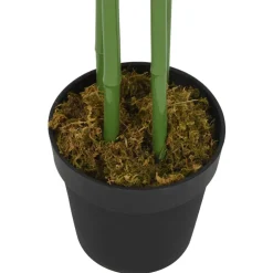 vidaXL Kunstplant bamboe 240 bladeren 80 cm groen