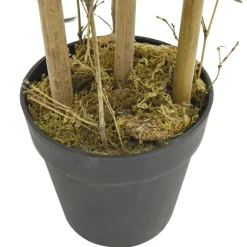 vidaXL Kunstplant bamboe 500 bladeren 80 cm groen