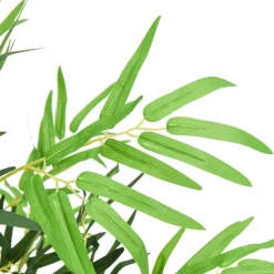 vidaXL Kunstplant bamboe 500 bladeren 80 cm groen