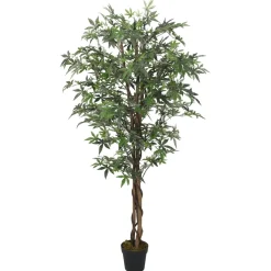 vidaXL Kunstplant esdoornboom 224 bladeren 80 cm groen