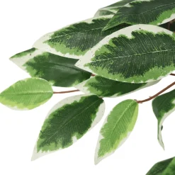 vidaXL Kunstplant ficus 378 bladeren 80 cm groen